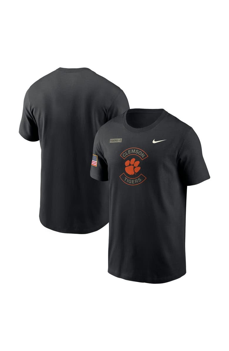 Nike Men's Nike Black Clemson Tigers 2025 Military Appreciation Performance T-Shirt, Main, color, Black