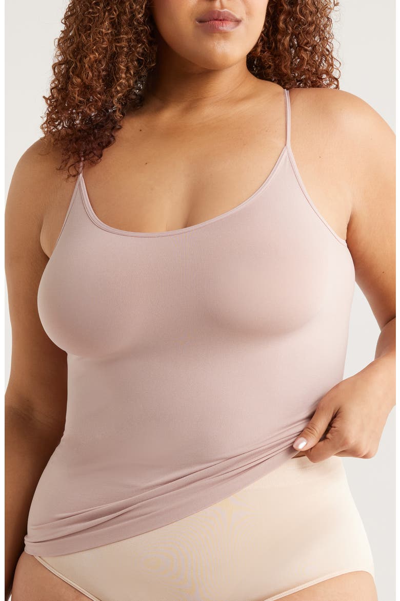 Seamless Layering Camisole, Main, color, PINK FAWN
