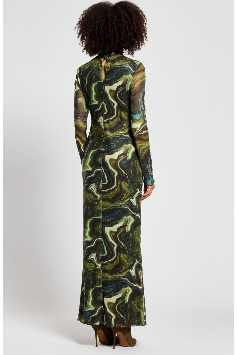 Nasira Dress, Alternate, color, Abstract print