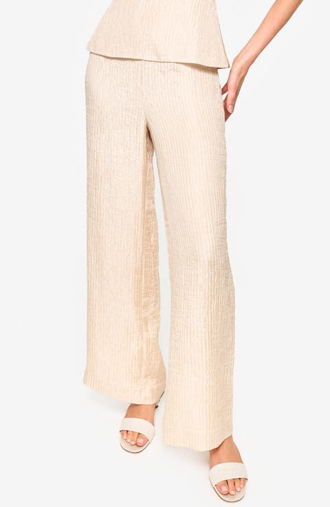 Women's Silk Blend Pants & Leggings | Nordstrom