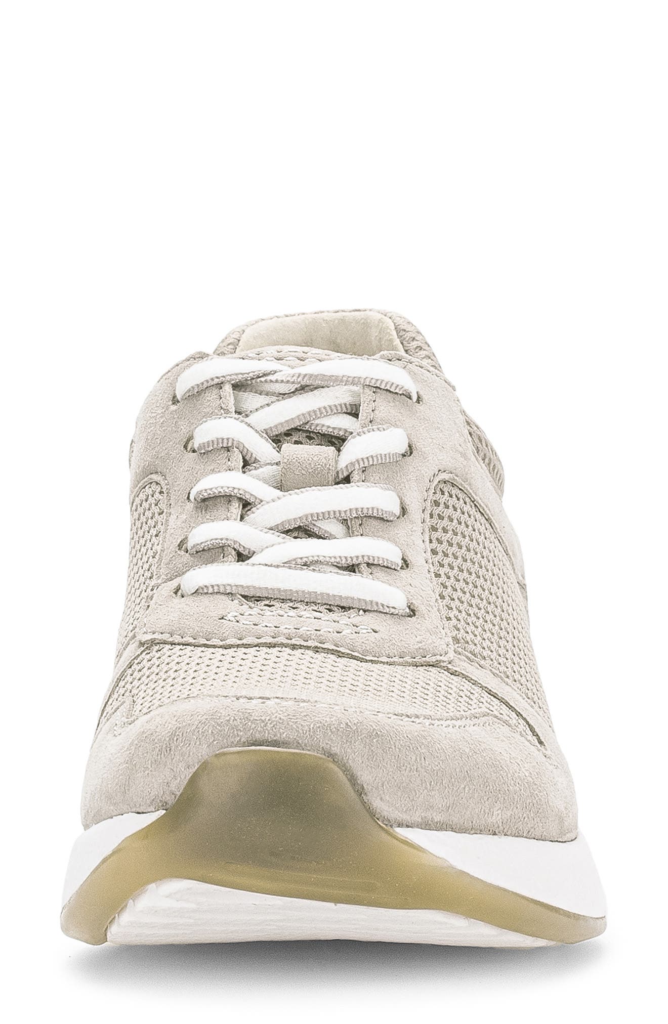 Gabor Mesh Sneaker, Alternate, color, Puder