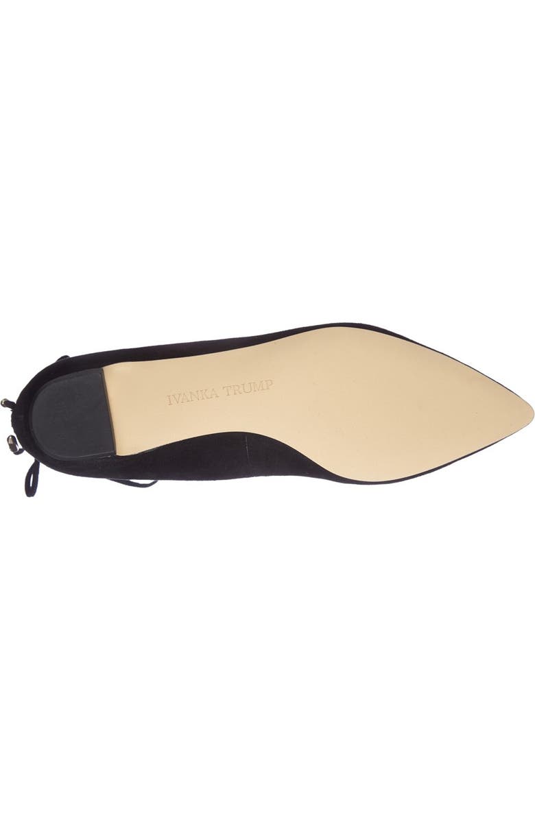Ivanka Trump 'Tropica' Pointy Toe Ghillie Flat, Alternate, color,
