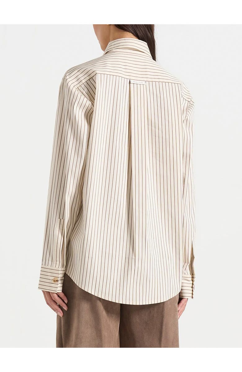 Manière De Voir Ronnie Unisex Pinstripe Long Sleeve Shirt, Alternate, color, 
