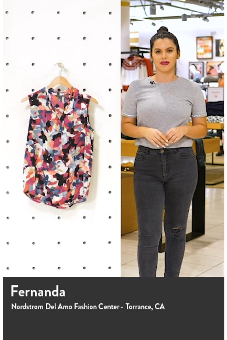 Déjà Vu Print Sleeveless Top video