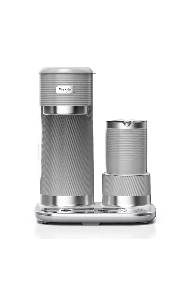 4-in-1 Single Serve Latte Lux iced, and Hot Coffee Maker, Main, color, Silver