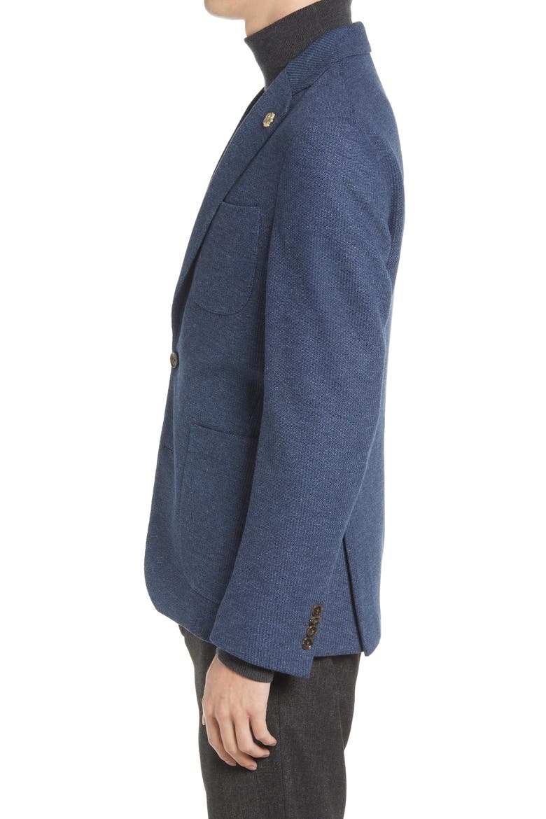 Tom Heathered Knit Sport Coat, Alternate, color, BLUE
