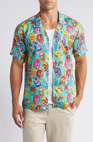 Boardies Lucha Libre Camp Shirt