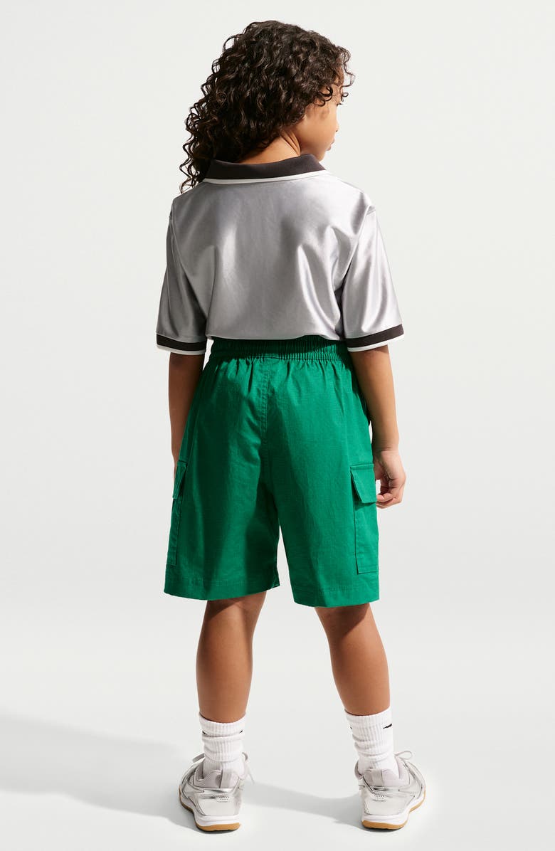 Nike Kids' Sportswear Club Woven Cargo Shorts, Alternate, color, Malachite/ White