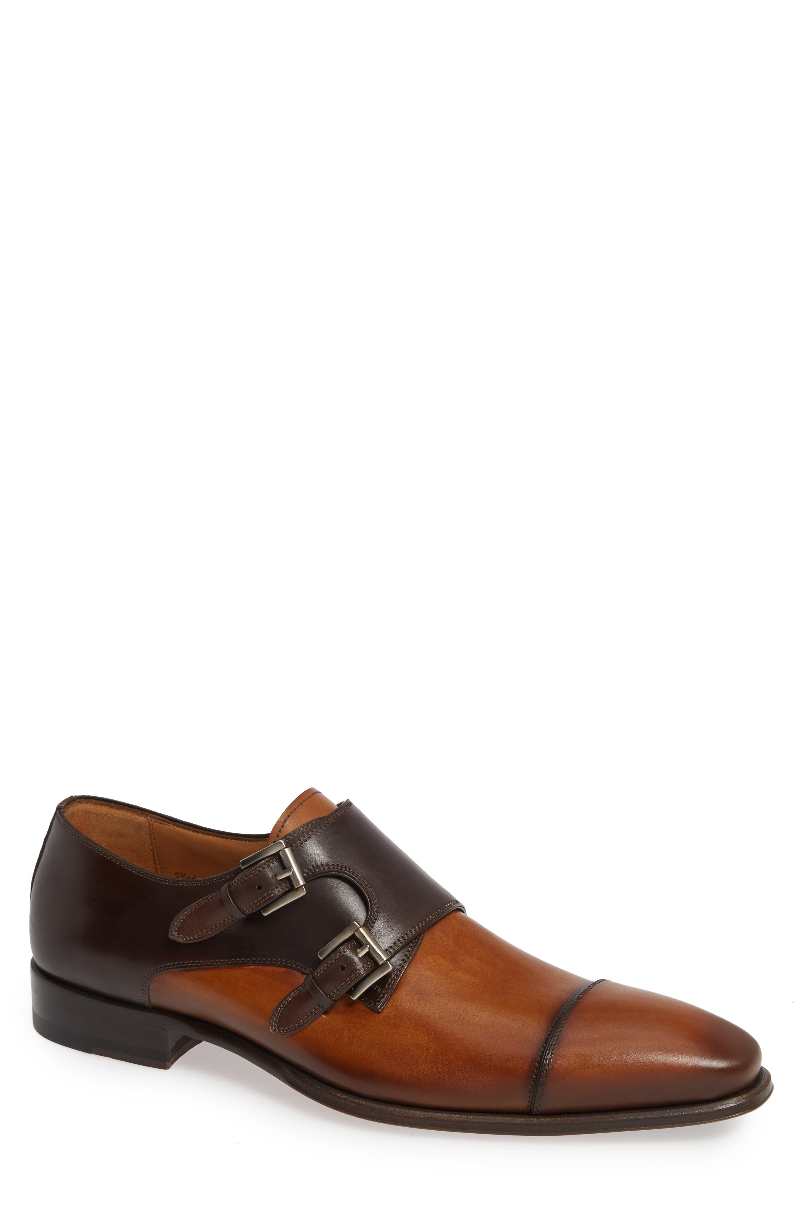 Mezlan Bardem Double Monk Strap Shoe, Main, color, 