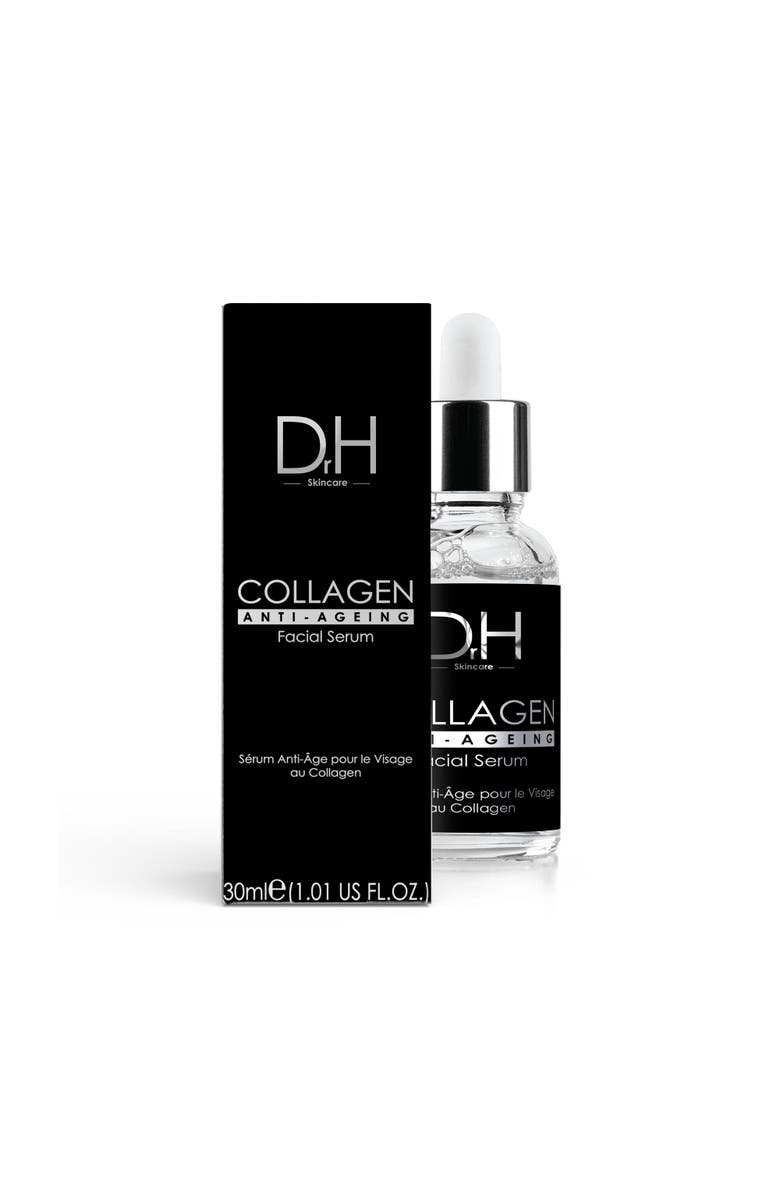 Dr H Anti-Ageing Collagen Facial Serum 30ml, Alternate, color, White