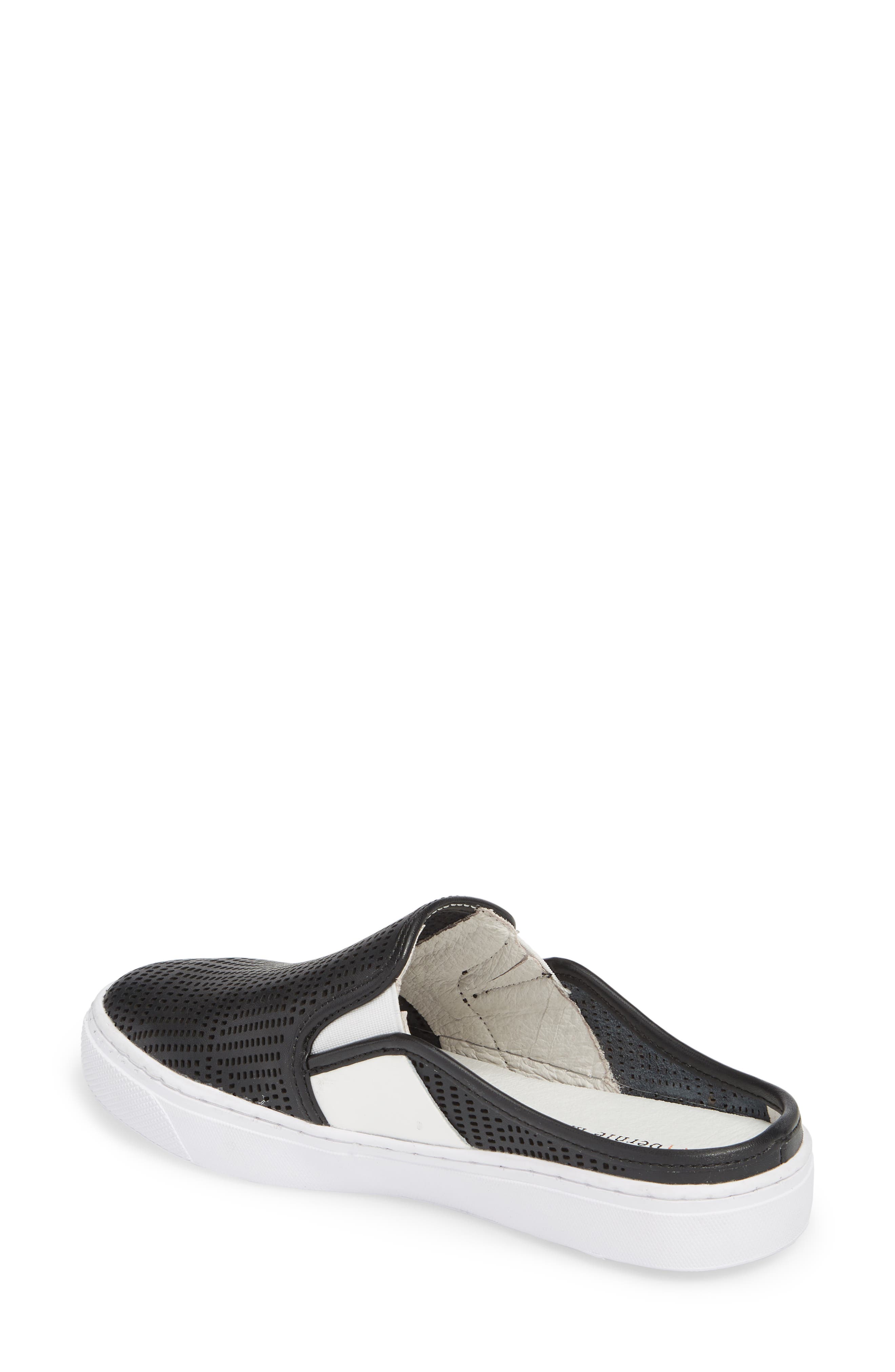 bernie mev. Perforated Backless Sneaker, Alternate, color, 