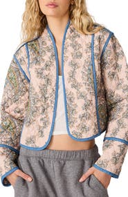 Steve Madden Adalynn Quilted Cotton Jacket