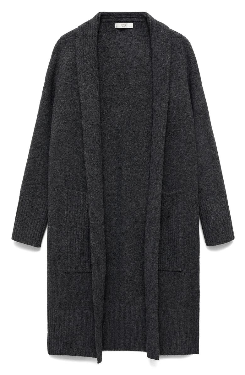 MANGO Oversize Long Cardigan, Alternate, color,