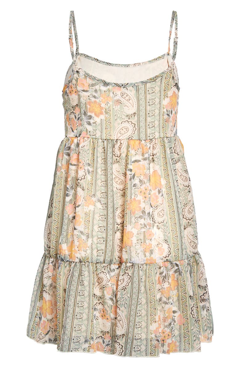 La La Land Creative Co Paisley Stripe Minidress, Alternate, color,