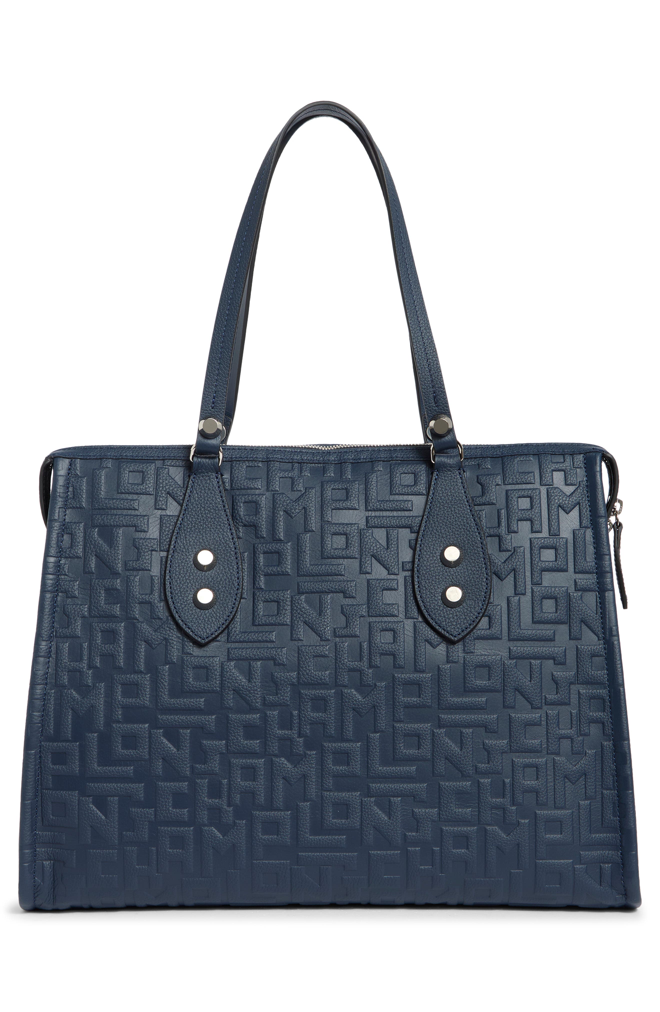 Longchamp Voyage Large Zip-Top Tote, Alternate, color, 