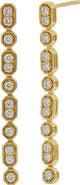Bony Levy Florentine Diamond Linear Drop Earrings