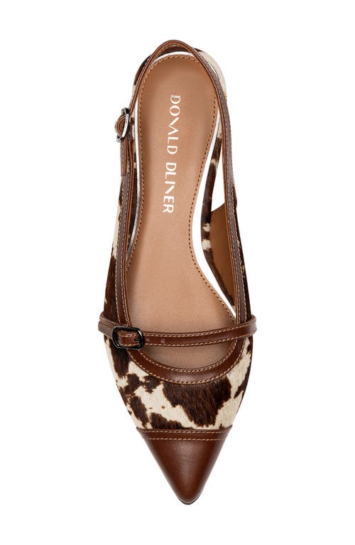DONALD PLINER DONALD PLINER POINTED TOE SLINGBACK FLAT 