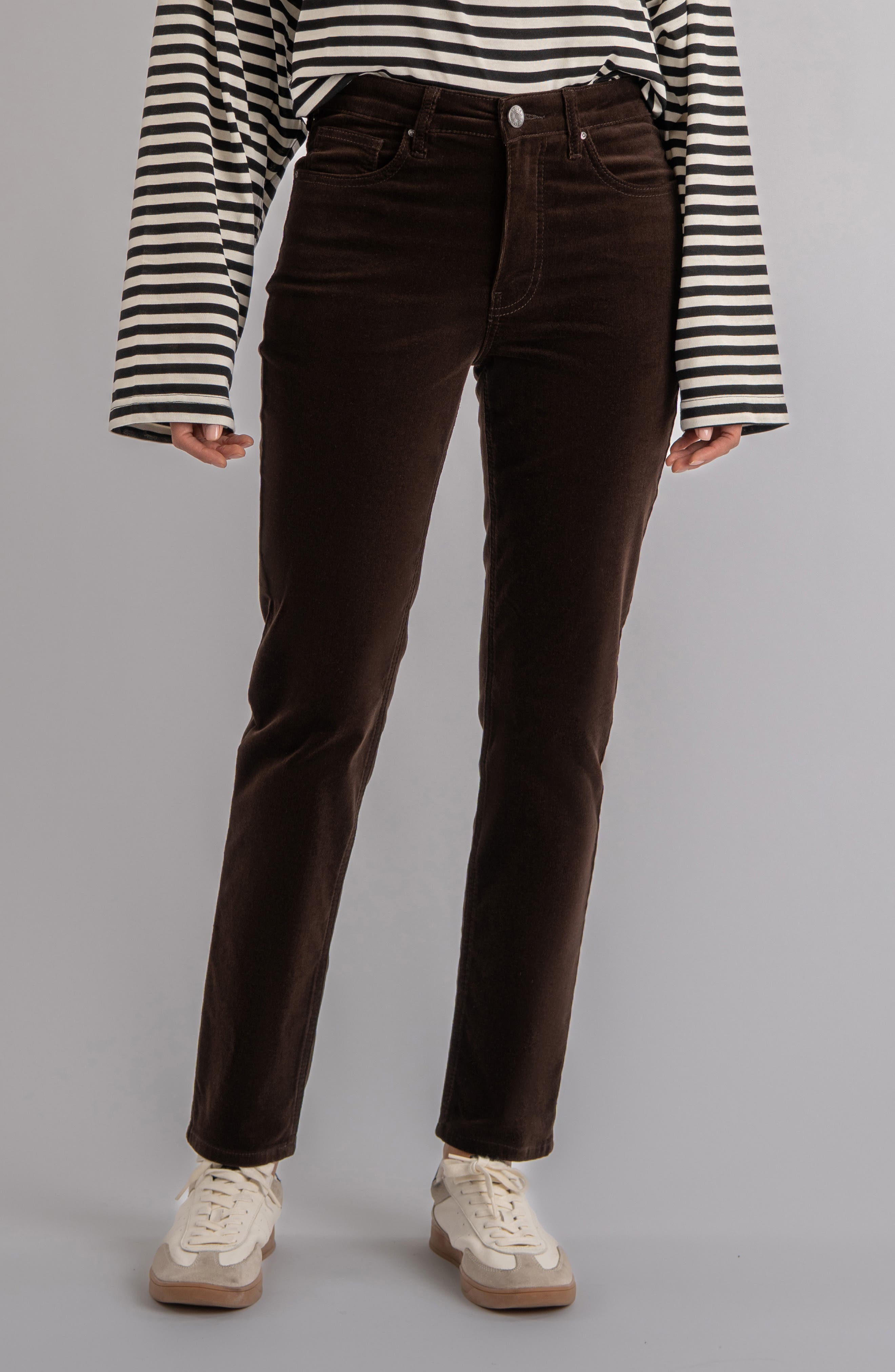 KUT from the Kloth Rachael High Waist Corduroy Mom Jeans