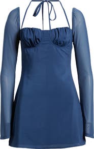 Princess Polly Dyer Underwire Long Sleeve Minidress