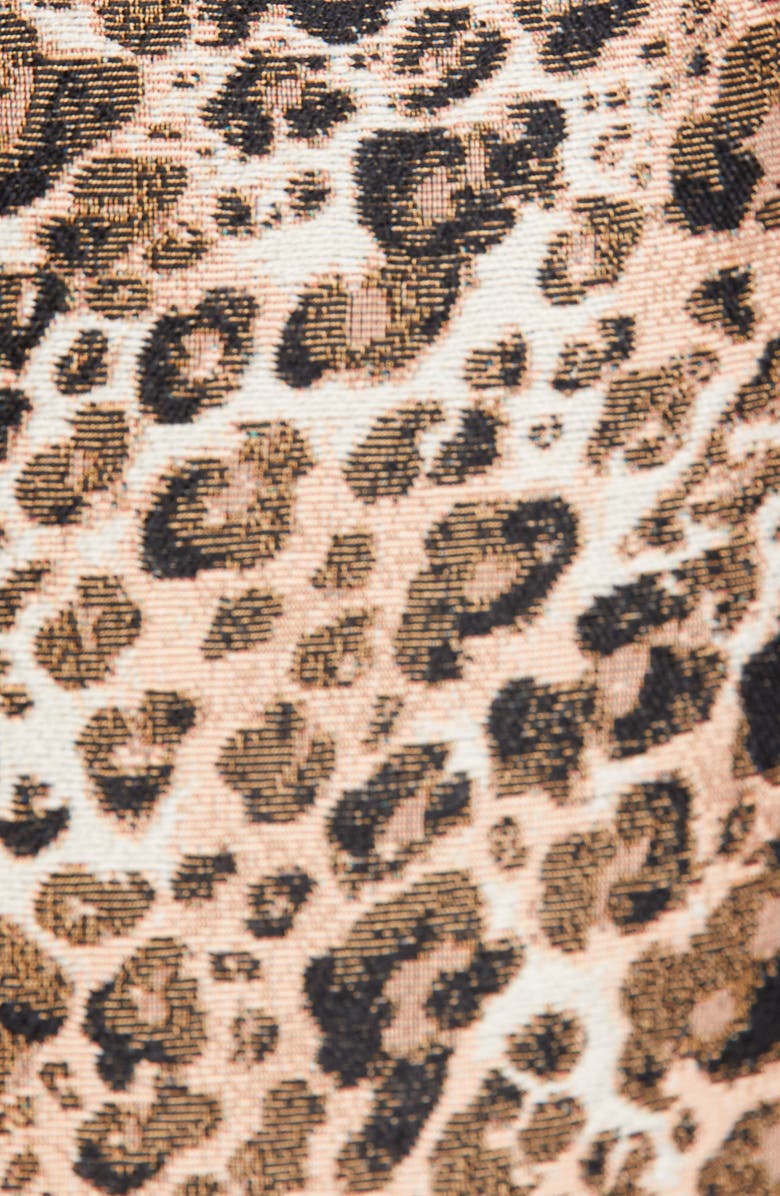 Johanna Ortiz Jaguar Print Tie Strap Midi Dress, Alternate, color,