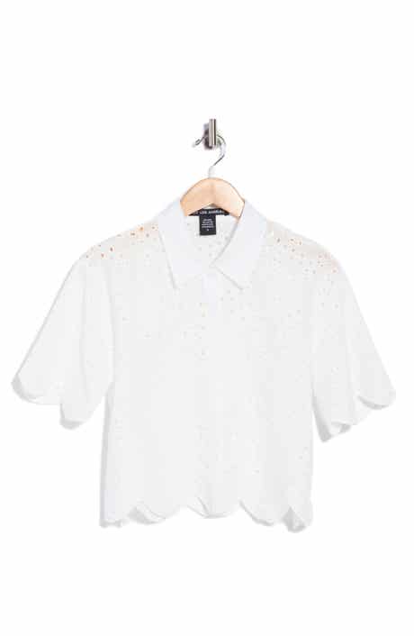 Crop Eyelet Top