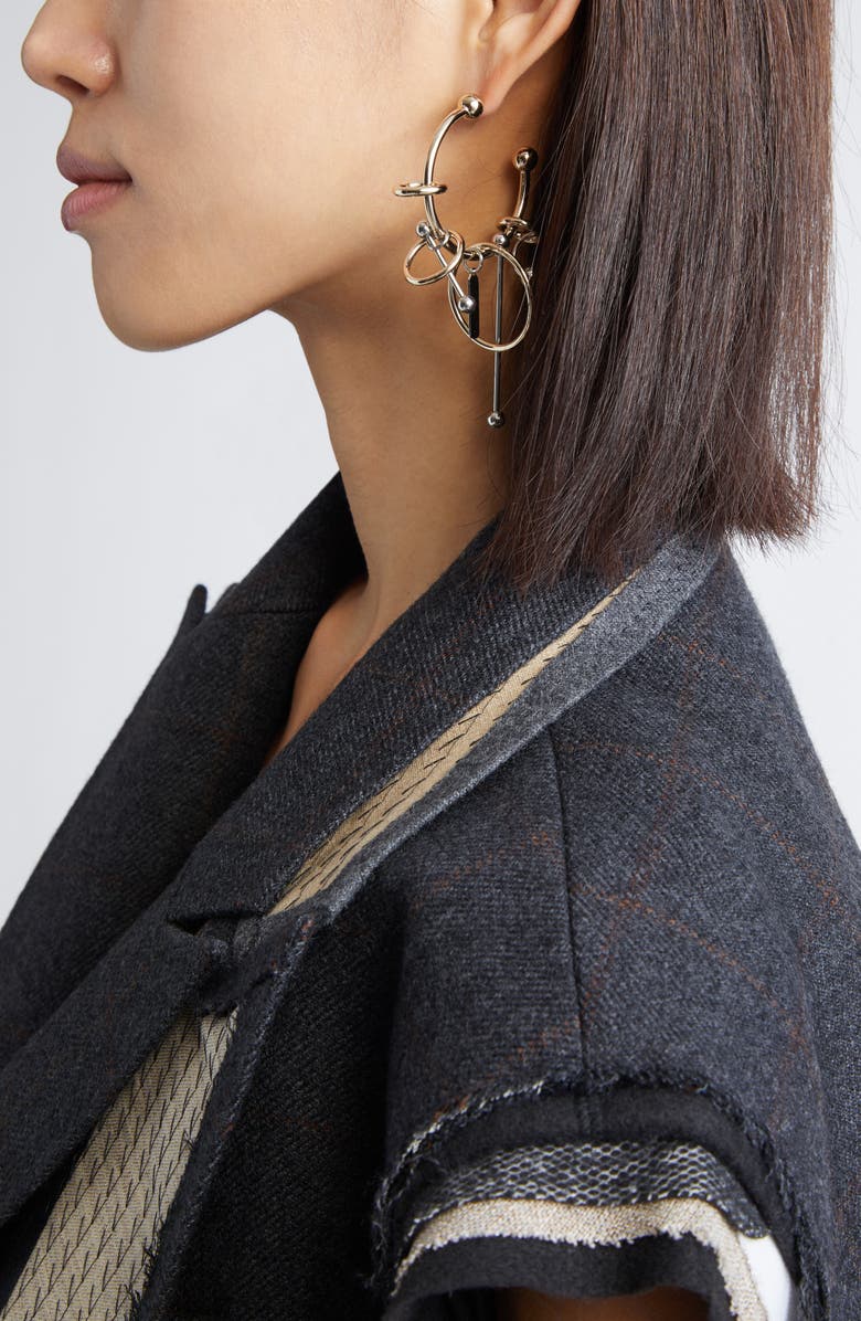 Justine Clenquet Carl Single Hoop Earring, Alternate, color, 