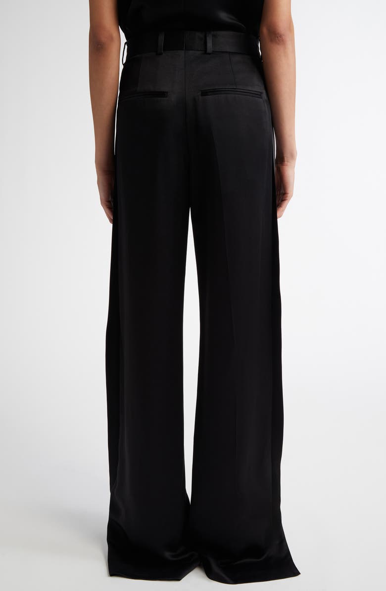 TOTEME Slit Cuff Trousers, Alternate, color, Black