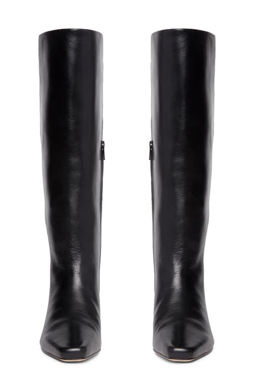Shop Paige Ansley Kitten Heel Knee High Boot In Black