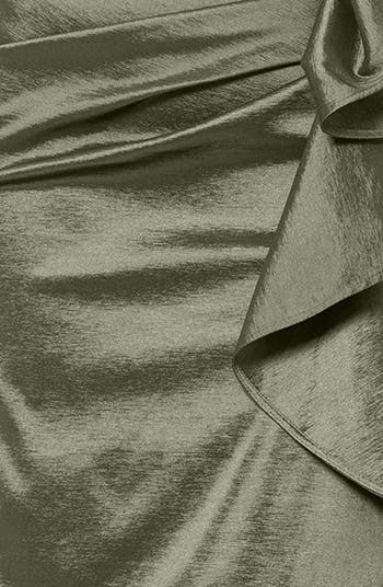 Off the Shoulder Taffeta Gown