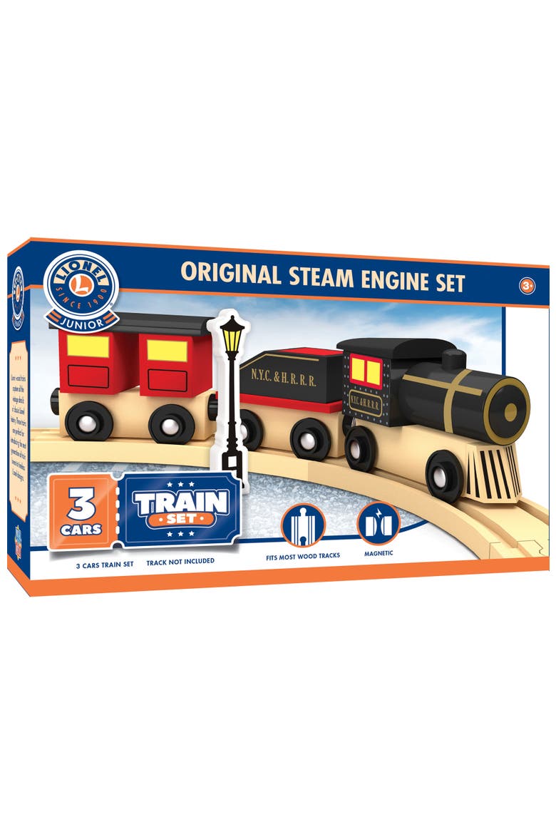 Original Steam Engine Toy Train Set, Main, color, Multicolor