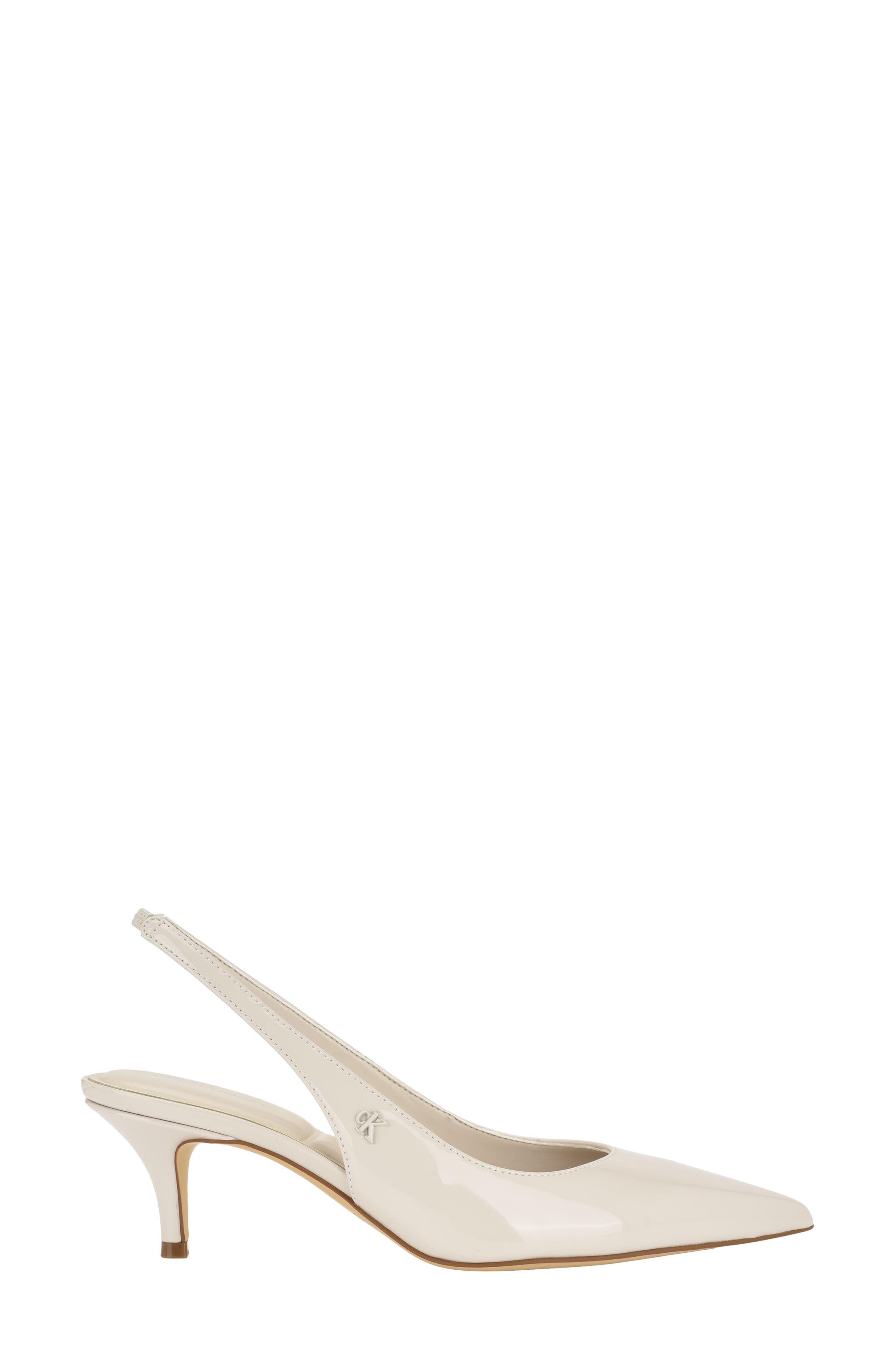 Emersyn Pointed Toe Slingback Pump, Alternate, color, IVORY