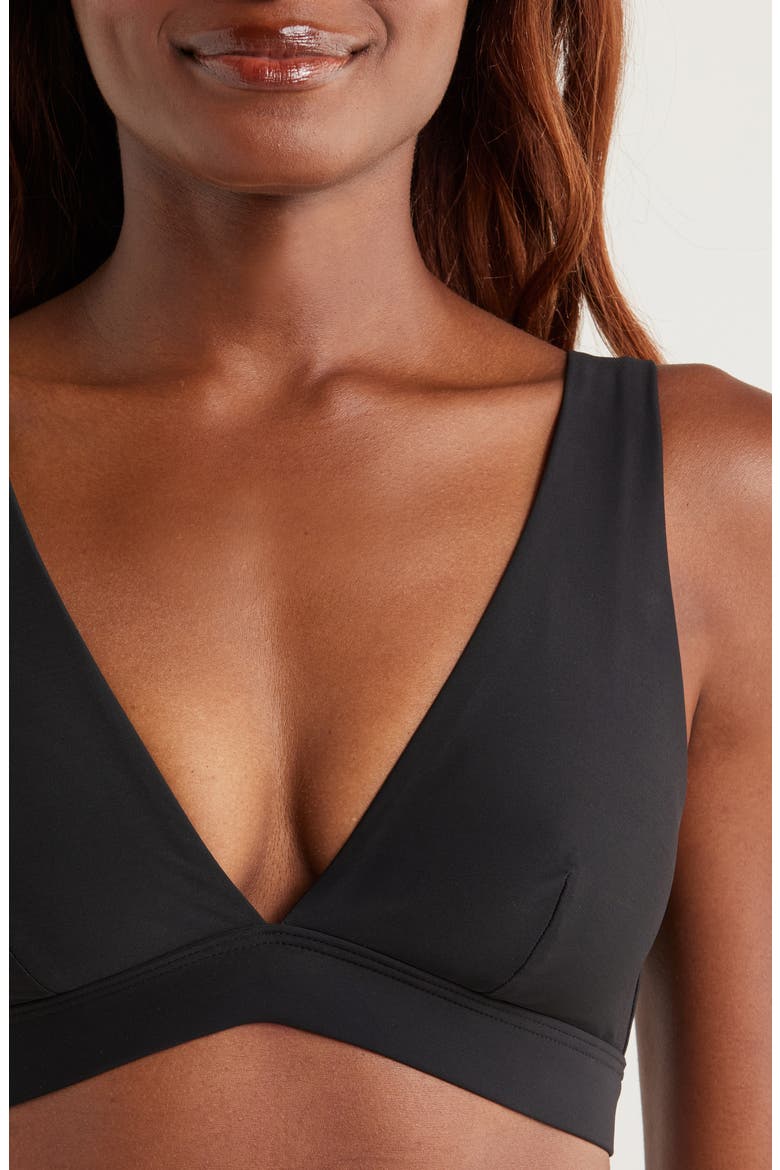 Lya Bikini Top, Alternate, color, BLACK