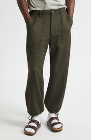 BEAMS MIL Utility Drawstring Waist Wool Trousers