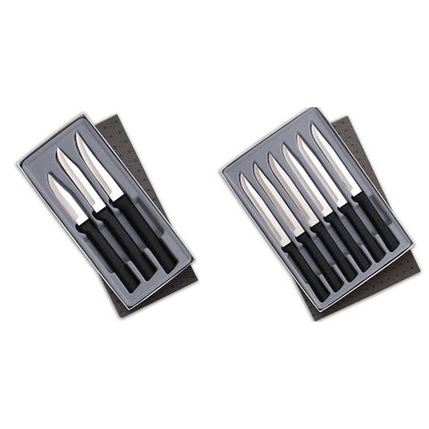 3 Piece Paring Knives Galore Set & 6 Piece Steak Knife Set in Gift Box