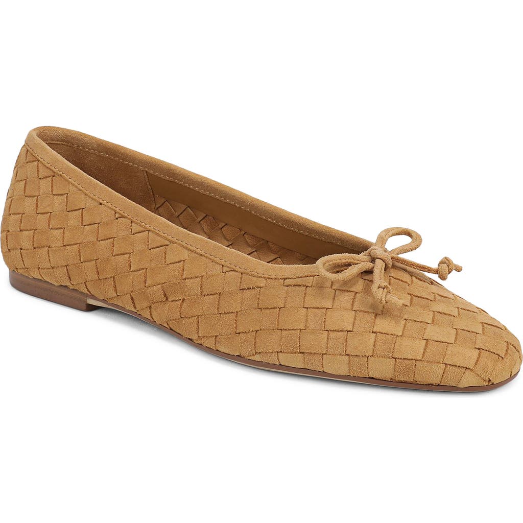Sam Edelman Ruthie Woven Ballet Flat In Brown