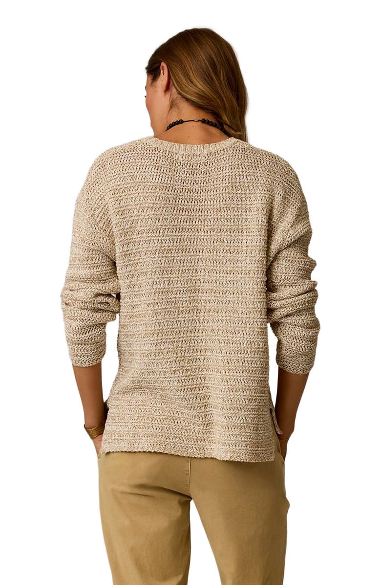 Carve Designs Clarissa Marled Sweater, Alternate, color, Sand