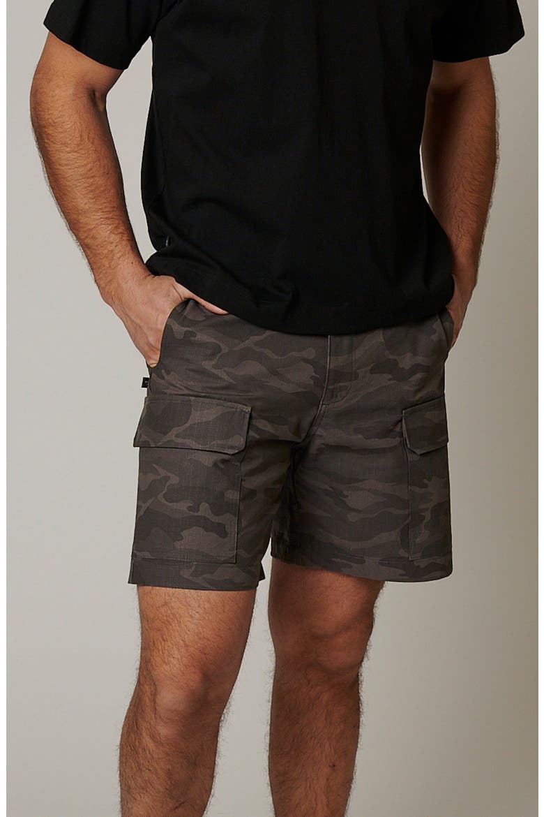 Ripstop Cargo Camo Shorts, Alternate, color, Volcanic