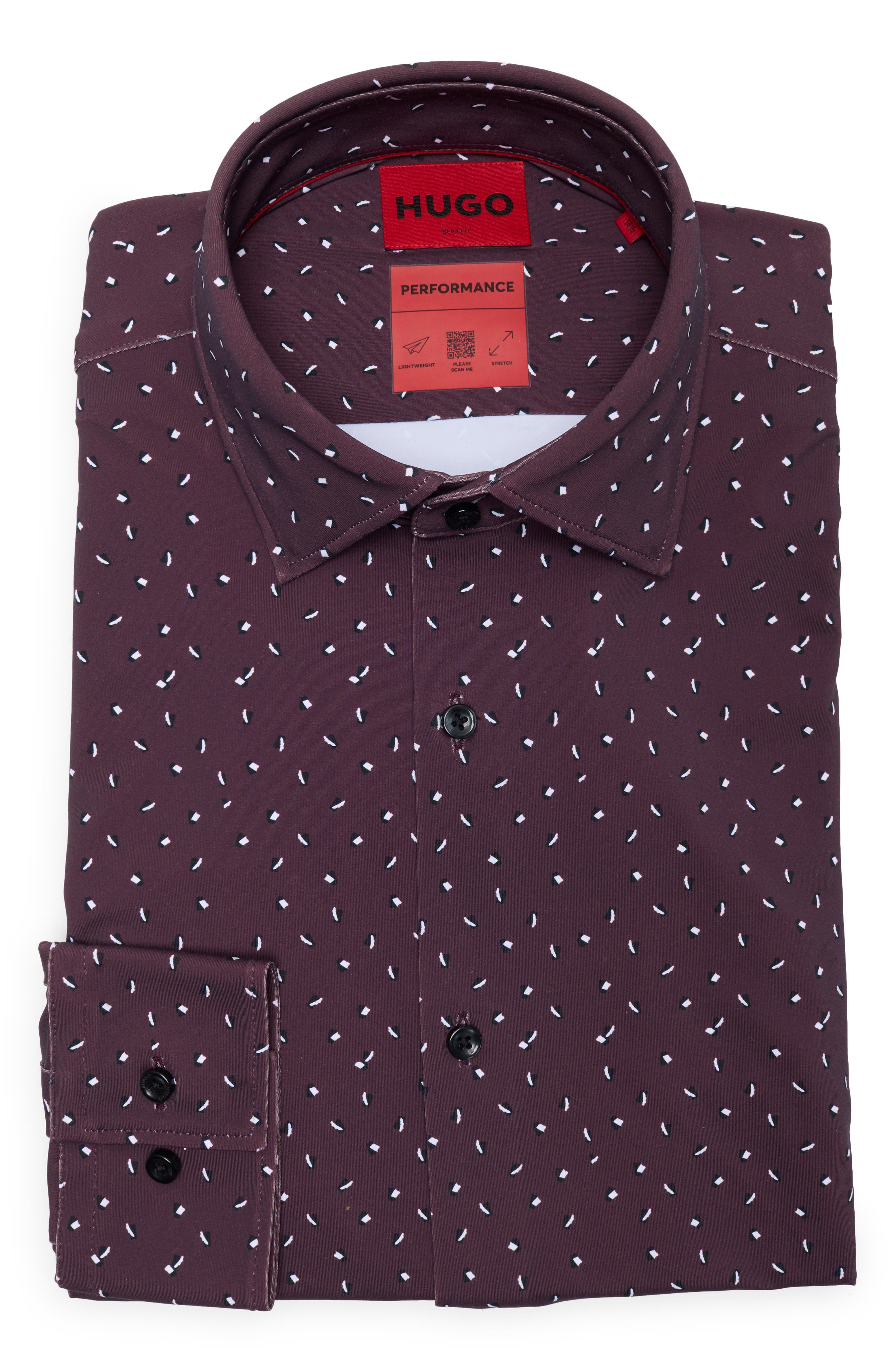 Kenno Trim Fit Performance Dress Shirt