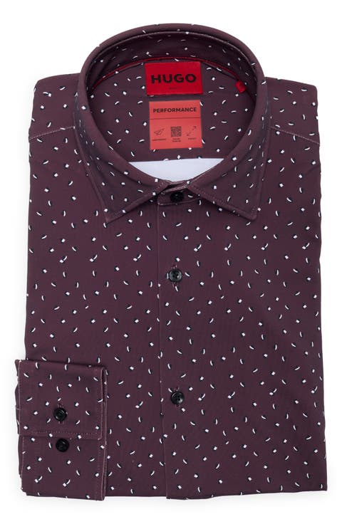 Kenno Trim Fit Performance Dress Shirt