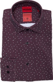 BOSS Kenno Trim Fit Performance Dress Shirt