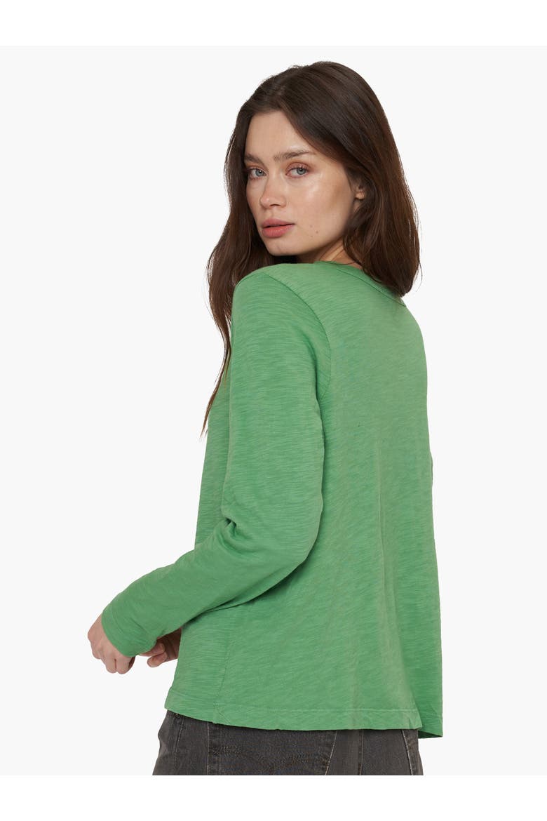 Baby Fit Long Sleeve Shrunken Crew Top, Alternate, color, Midnight