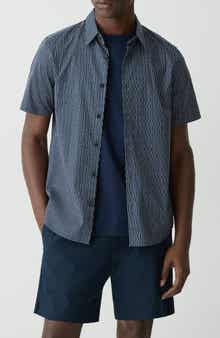Theory Irving Short Sleeve Button-Up Shirt