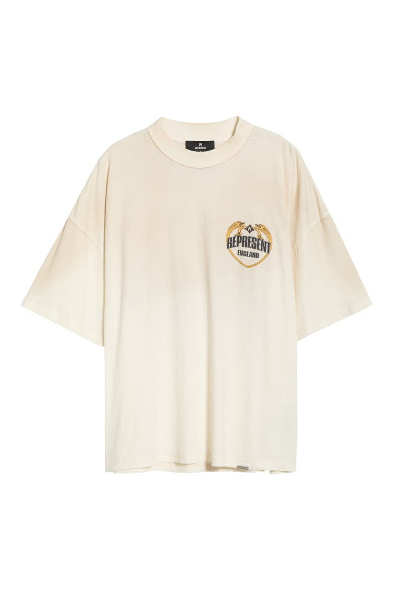 Angel Border Graphic T-Shirt, Alternate, color, WASHED ECRU