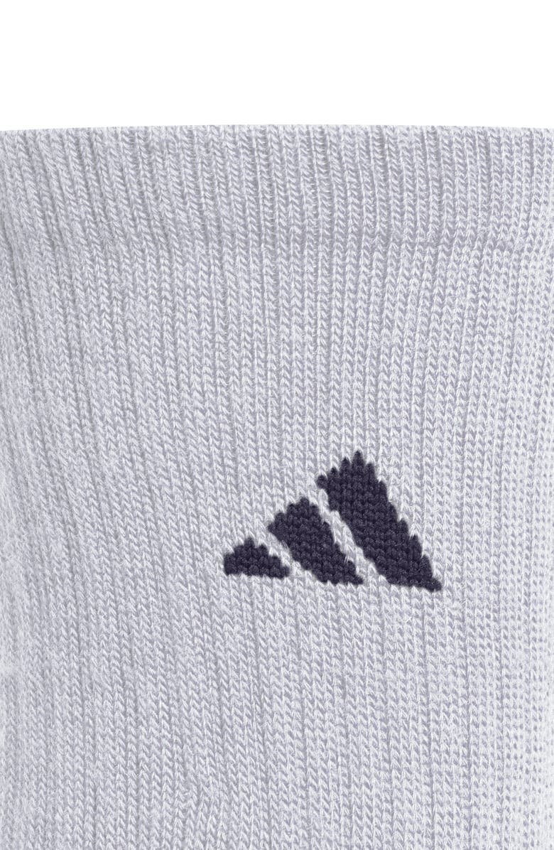 adidas Kids' AEROREADY Athletic 6-Pack Cushioned Crew Socks, Alternate, color,