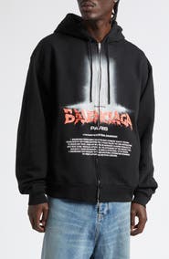 Balenciaga Oversize The Door Zip Hoodie