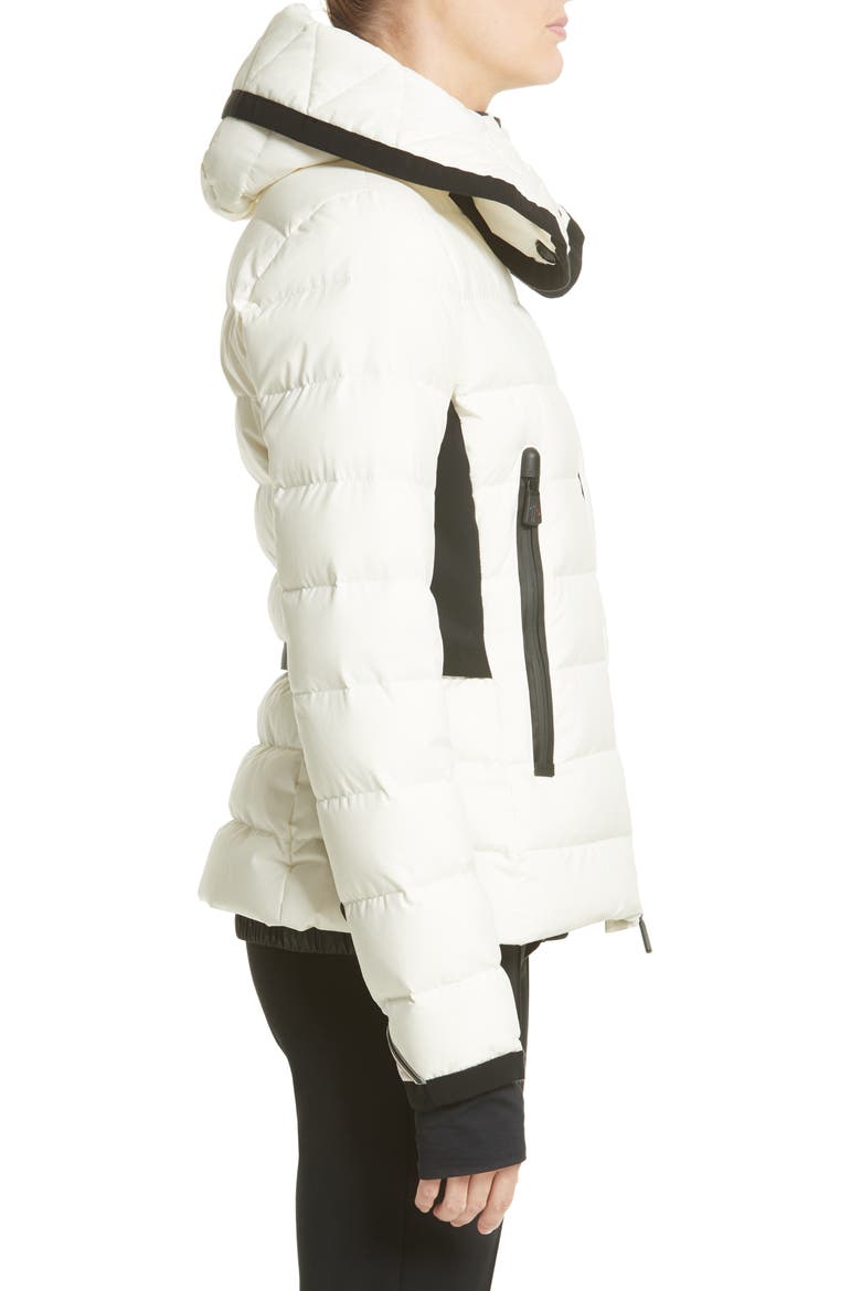 Lamoura Quilted Down Puffer Coat, Alternate, color, WHITE