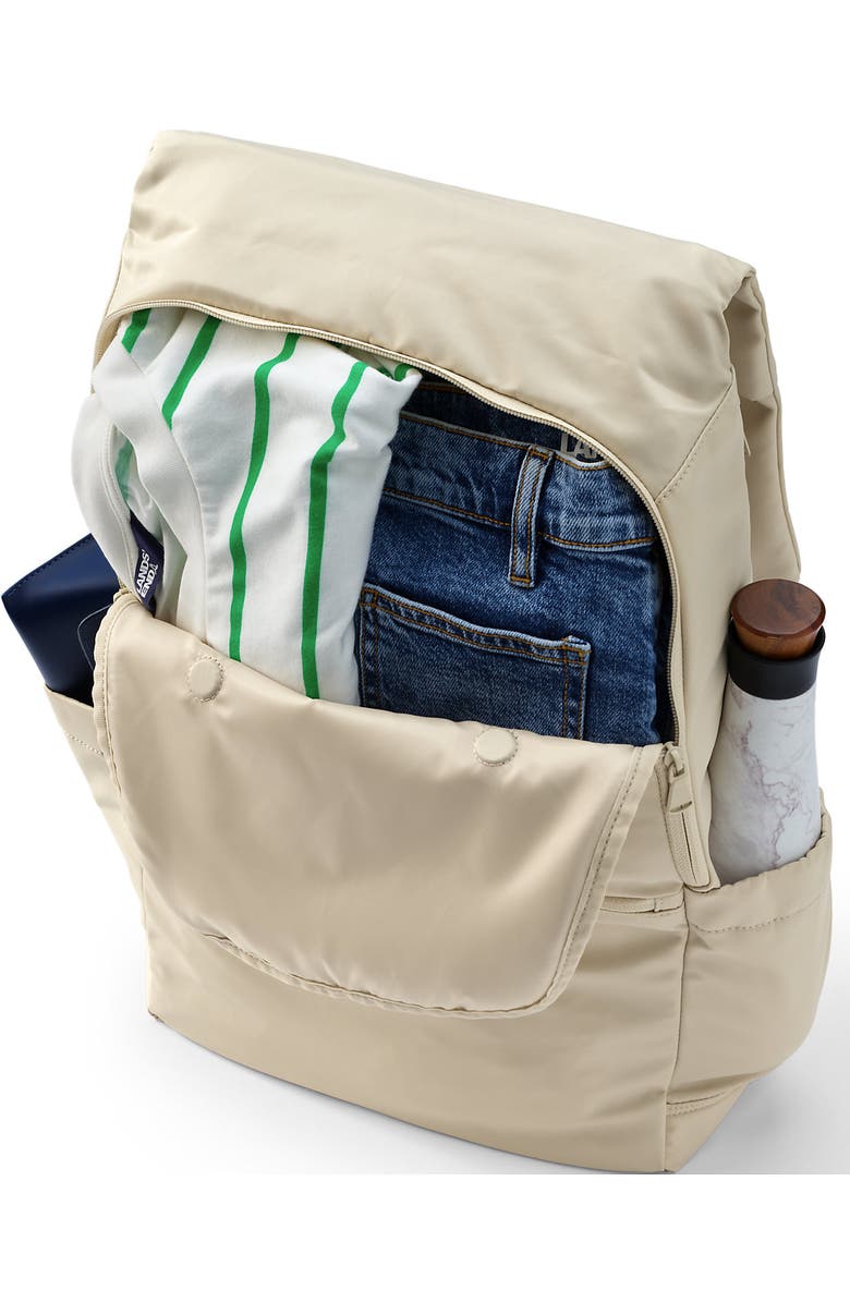 Lands' End Travel Backpack, Alternate, color, Driftwood Tan