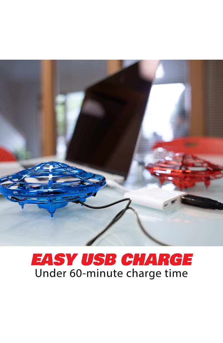 Force1 Scoot Duo Hand Operated Drone - 2pk, Alternate, color, Blue, Red