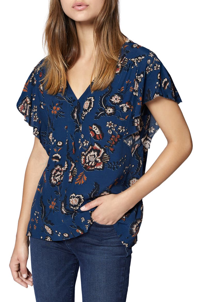 Countryside Floral Shell, Main, color, BLUE LIFE