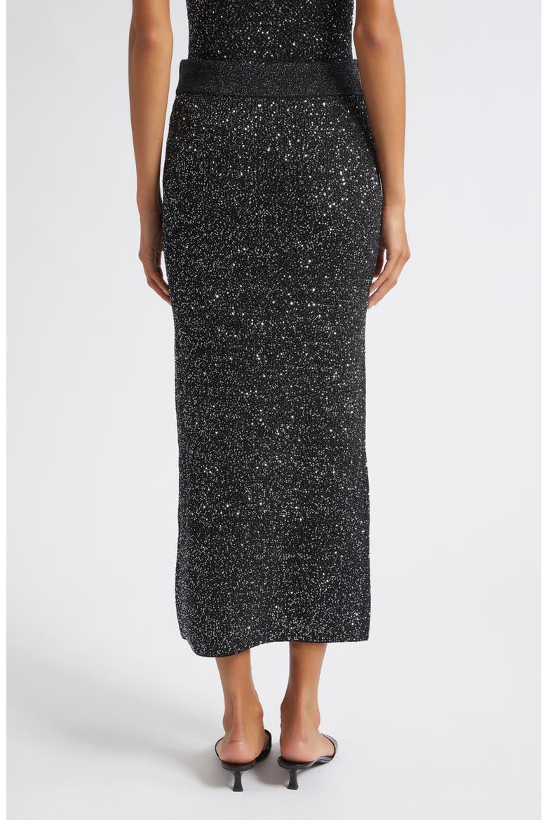 Alisha Sequin Skirt, Alternate, color, ONYX